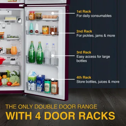 Whirlpool NEO 278LH PRM 235 L 2 Star Double Door Refrigerator