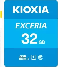 Kioxia Exceria 32 GB SDHC UHS 1 Class 10 Memory Card