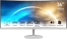 MSI PRO MP341CQWDE 34 Inch Ultrawide QuadHD Curved Monitor