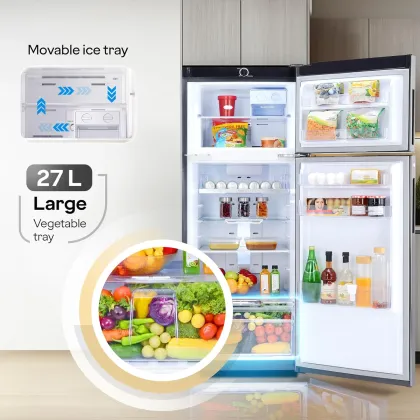 Godrej RT EONVALOR 280D RCIF 244 L 4 Star Double Door Refrigerator