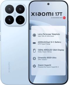 iQOO 15T vs Xiaomi 17T 5G