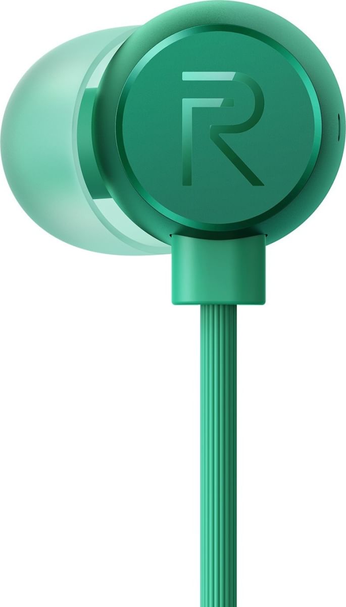 Realme bluetooth earphones online green colour