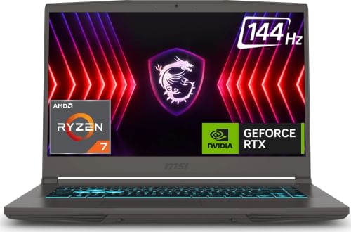 MSI Thin A15 B7UC-103IN Gaming Laptop (AMD Ryzen 7 7735HS/ 16GB/ 1TB SSD/ Win11/ 4GB Graph)