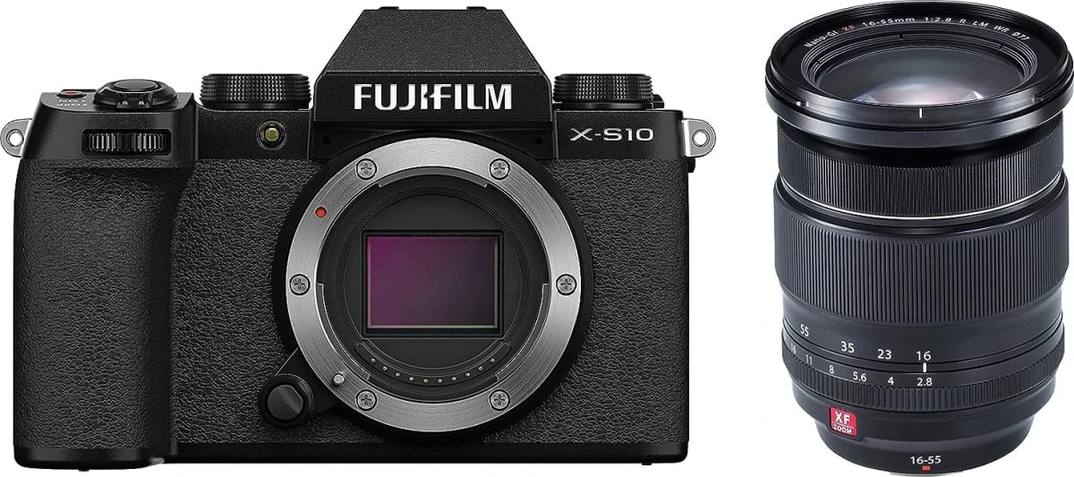 Fujifilm X-S10 26MP Mirrorless Camera with XF 16-55mm F/2.8 R LM Lens Price  in India 2023, Full Specs  Review Smartprix
