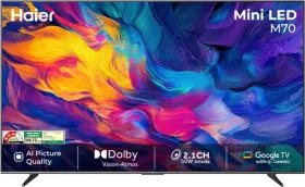 Haier M70 75 inch Ultra HD 4K Smart Mini LED TV (75M70UHMINI)