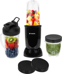 Faber Sportz Blender FSB 3in1 Nutrifit Nero 400W Mixer Grinder