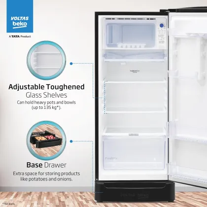 Voltas Beko RDC215A/W0DGRTM0B00GO 183 L 5 Star Single Door Refrigerator
