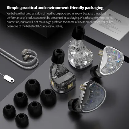 KZ AS24 Wired Earphones (Without Mic)