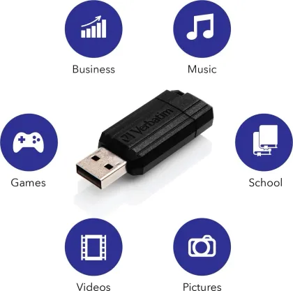 Verbatim Pinstripe 128 GB USB 2.0 Flash Drive - image 4