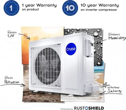 cruise split ac 1.5 ton price