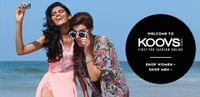 Flat 40% OFF: Koovs Fashion Topwear | Men & Women