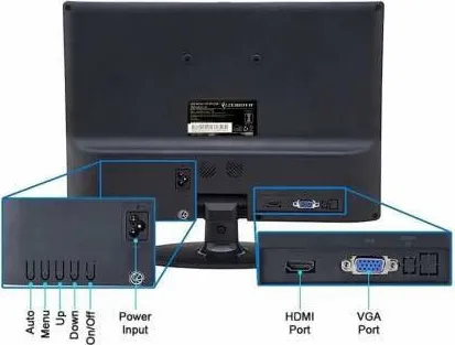 ZEBRONICS VS16HD 15.1 inch HD Monitor