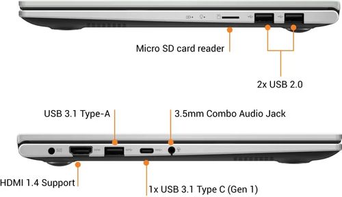 Asus VivoBook M413IA-EK584T Laptop (Ryzen 5/ 8GB/ 512GB SSD/ Win10 Home)
