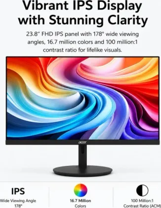 Acer SH242Y P1 24 inch FUll HD LED Monitor