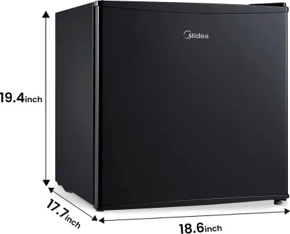 Midea WHS-65LB1 1.6 Cu Ft Single Door Mini Refrigerator