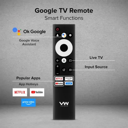 VW Pro Series VW43GQ2 43 inch Ultra HD 4K Smart QLED TV