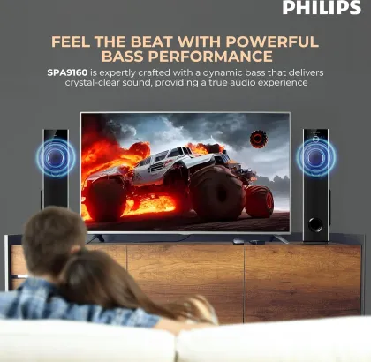 Philips SPA9125 160W Tower Speakers