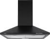 Elica Strip Plus CF 60 Nero Wall Mounted Chimney