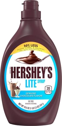 Hershey's Syrup Lite Genuine Chocolate Flavor, 524 g