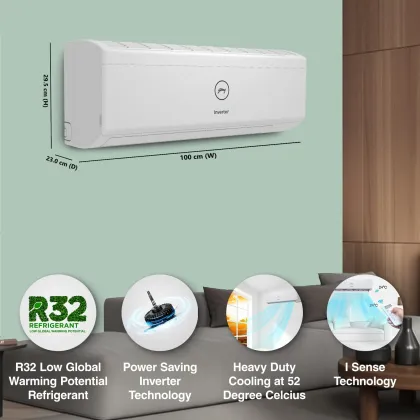 Godrej SIC 20ITC3-WWA 1.7 Ton 3 Star 2023 Inverter Split AC