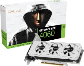 Galax NVIDIA GeForce RTX 4060 LP White 8 GB GDDR6 Graphics Card