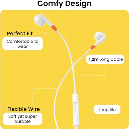 Ambrane Stringz 02 Type-C Wired Earphones