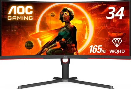 AOC CU34G3S 34 inch Quad HD Ultrawide Curved Monitor