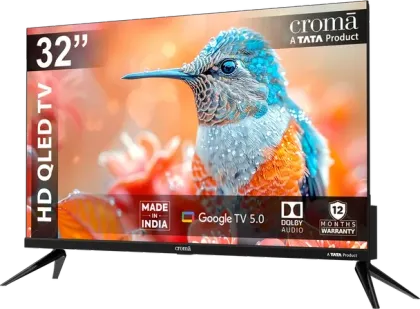 Croma CREL032HGQ331850 32 inch HD Ready Smart QLED TV