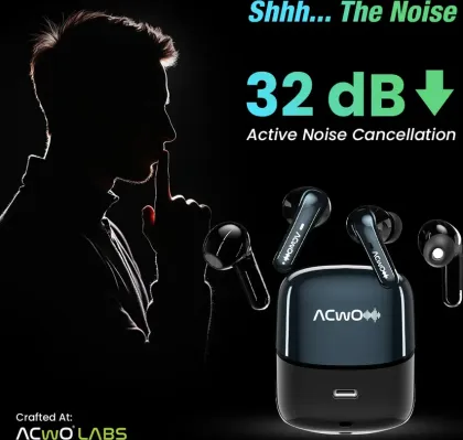ACWO DwOTS Fire ANC True Wireless Earbuds