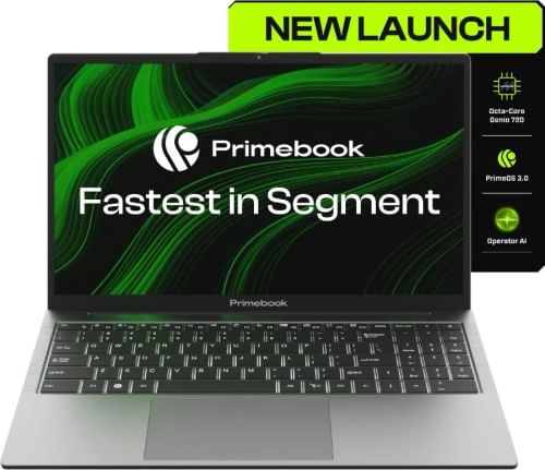 Primebook 3 Max 2026 Laptop (MediaTek Genio 720/ 8GB/ 128GB UFS / PrimeOS)