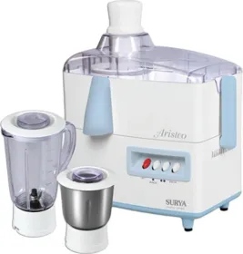 Surya Aristeo 450W Juicer Mixer Grinder (2 Jars)