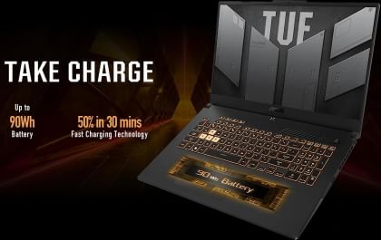 Asus TUF Gaming F17 FX707ZC4-HX067W Gaming Laptop (12th Gen Core i5/ 16GB/ 512GB SSD/ Win11/ 4GB Graph)