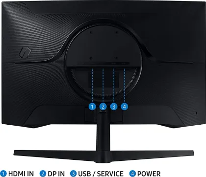 Samsung Odyssey G5 LS27AG550EW 27 inch WQHD Curved Gaming Monitor