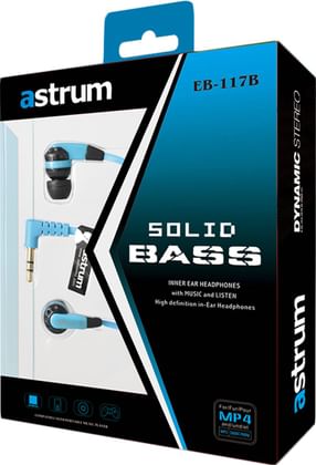 Astrum EB-117B Wired Headphones (Earbud)