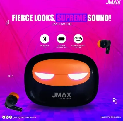 Jmax JM-TW-08 True Wireless Earbuds