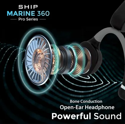 SHIP Marine 360 Pro Series Bone Conduction Wireless Headphones