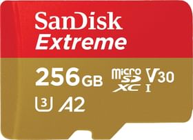 SanDisk Extreme 256GB UHS-I Micro SDXC Memory Card