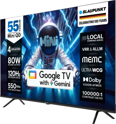 Blaupunkt BQD55Mini7044 55 inch Ultra HD 4K Smart Mini LED TV