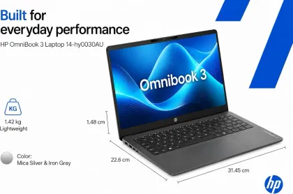 HP OmniBook 3 14-hy0030AU Laptop (AMD Ryzen 3 30/ 8GB/ 512GB SSD/ Win11 Home)
