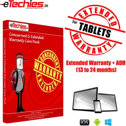 Etechies Tablets 1 Year Extended Accidental Damage Protection For Device Worth Rs 2001 - 5000