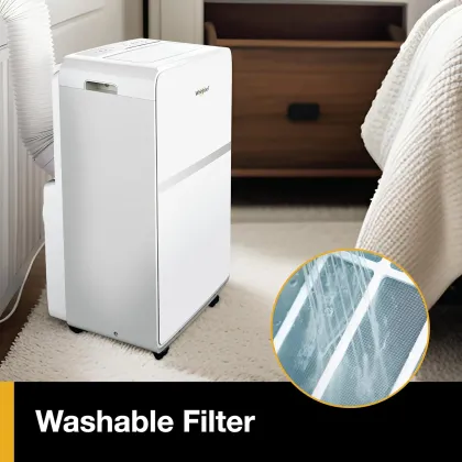 Whirlpool WHAP131BWC 8000 BTU 115V Portable AC