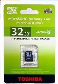 Toshiba 32GB MicroSDHC Memory Card (Class 4)