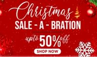 Cristmas Sale - A - Bration Sale: Upto 50% OFF on All Beauty Range