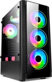 Zoonis GT Gamer Tower PC (10th Gen Core i3/ 500 GB HDD/ 240 GB SSD/ Win 10/ 4 GB Graphics)