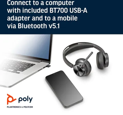 Poly Voyager Focus 2 UC Wireless Headphones