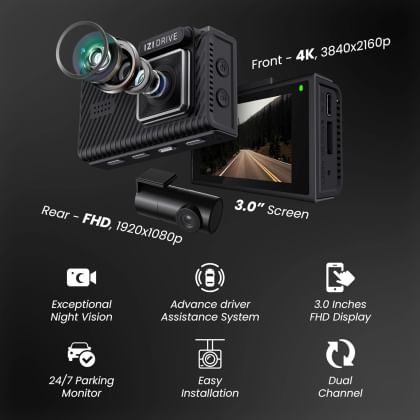 IZI Drive Plus 4K Dash Camera