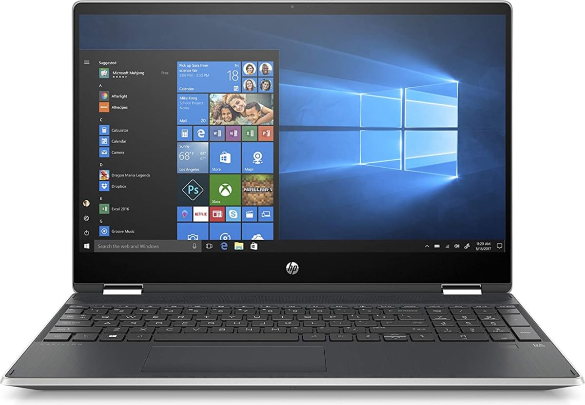 HP Pavilion x360 15-dq0010nr Laptop (8th Gen Core i5/ 8GB/ 1TB 128GB ...