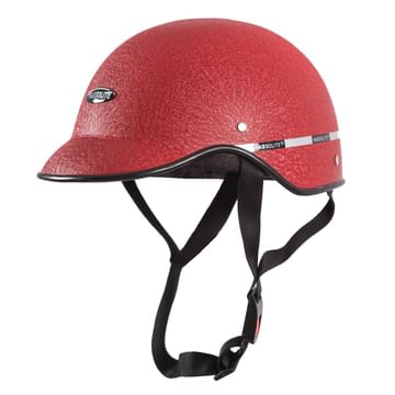Autofy Habsolite All Purpose Safety Helmet with Strap for bikes (Red, Free Size)