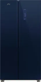 Godrej RS EONVELVET 646C RIT SM BL 600 L Side by Side Door Refrigerator
