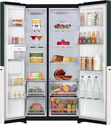 LG GL-B257EET3 650 L 3 Star Side By Side Refrigerator